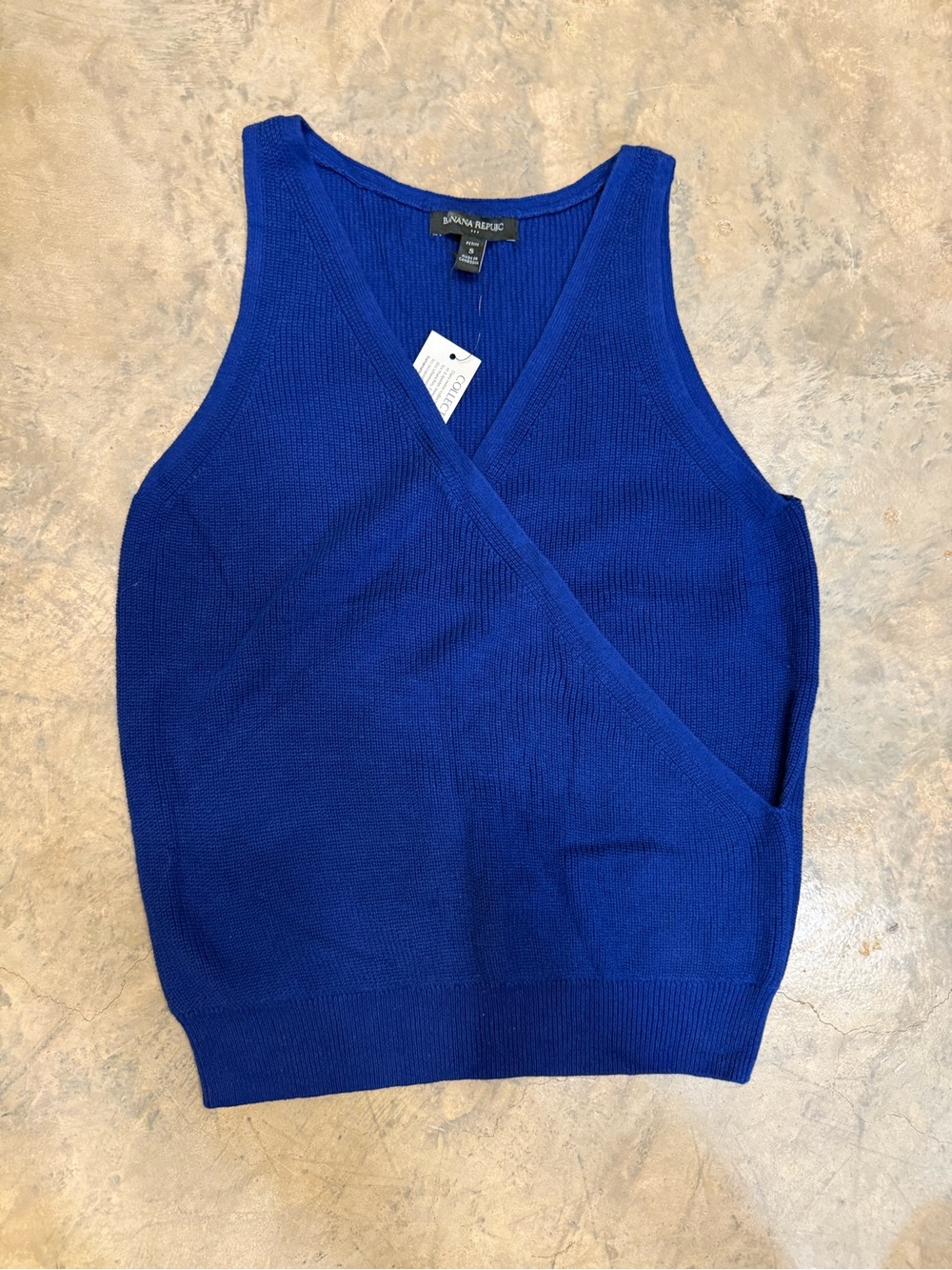 Banana Republic Sleeveless Wrap Knit Vest